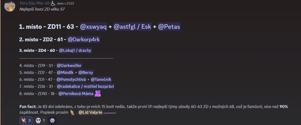 Server 3 – věk 57